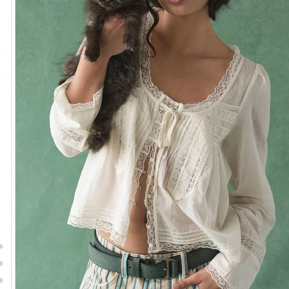 Free People Forevermore Long-sleeve Top - Picture 3 of 8